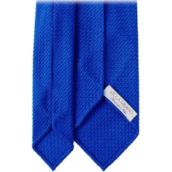 Viola Milano - Grenadine Garza Grossa Unlined Tie - Sky - Handmade in Italy - Luxury Exclusive Collection - Avvenice