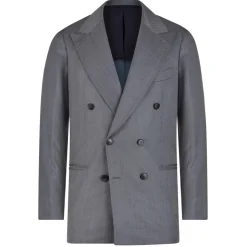 Viola Milano - Half-lined Loro Piana Double Breasted Suit - Sea Solaro - Handmade in Italy - Luxury Exclusive Collection - Avvenice