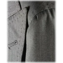 Viola Milano - Half-lined Loro Piana Double Breasted Suit - Sea Solaro - Handmade in Italy - Luxury Exclusive Collection - Avvenice