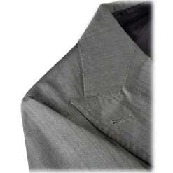 Viola Milano - Half-lined Loro Piana Double Breasted Suit - Sea Solaro - Handmade in Italy - Luxury Exclusive Collection - Avvenice