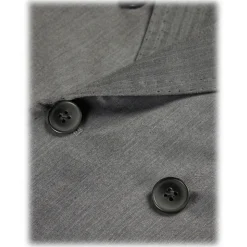 Viola Milano - Half-lined Loro Piana Double Breasted Suit - Sea Solaro - Handmade in Italy - Luxury Exclusive Collection - Avvenice