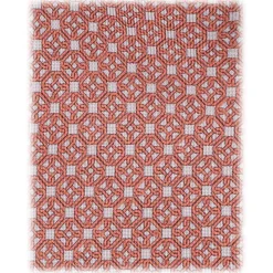 Viola Milano - Hilario Chain Selftipped Italian Silk Tie - Orange Mix - Handmade in Italy - Luxury Exclusive Collection - Avvenice