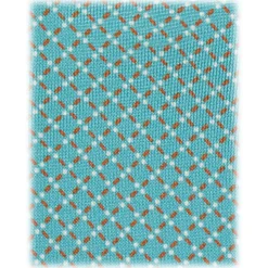 Viola Milano - Infiniti Dot Selftipped Italian Silk Tie - Menthol - Handmade in Italy - Luxury Exclusive Collection - Avvenice