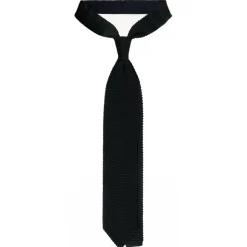 Viola Milano - Knitted Limited Label V-End Silk Tie - Forest - Handmade in Italy - Luxury Exclusive Collection - Avvenice