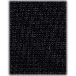 Viola Milano - Knitted Limited Label V-End Silk Tie - Navy - Handmade in Italy - Luxury Exclusive Collection - Avvenice