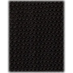 Viola Milano - Knitted Solid V-End Silk Tie - Black - Handmade in Italy - Luxury Exclusive Collection - Avvenice
