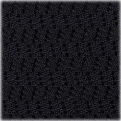 Viola Milano - Knitted Zig Zag Pattern Silk Tie - Navy - Handmade in Italy - Luxury Exclusive Collection - Avvenice