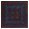 Viola Milano - Luxury Archive Printed Silk Pocket Square - Brown Rosette - Handmade in Italy - Luxury Exclusive Collection - Avvenice