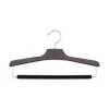 Viola Milano - Luxury Wood Trousers Hanger - Dark Wood (Set Of 8) - Handmade in Italy - Luxury Exclusive Collection - Avvenice