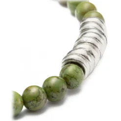 Viola Milano - Magical Gemstone Disc Bracelet - Apple - Handmade in Italy - Luxury Exclusive Collection - Avvenice