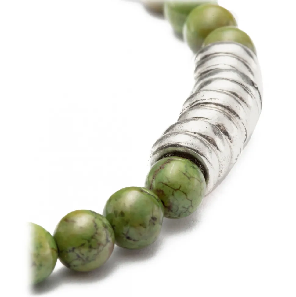 Viola Milano - Magical Gemstone Disc Bracelet - Apple - Handmade in Italy - Luxury Exclusive Collection - Avvenice