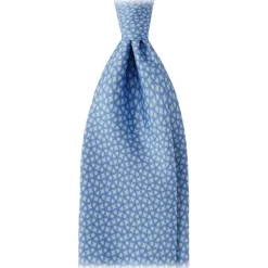 Viola Milano - Maillon Selftipped Italian Silk Tie - Sea Mix - Handmade in Italy - Luxury Exclusive Collection - Avvenice