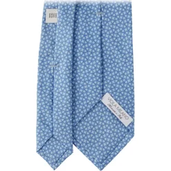 Viola Milano - Maillon Selftipped Italian Silk Tie - Sea Mix - Handmade in Italy - Luxury Exclusive Collection - Avvenice