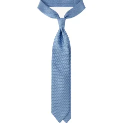Viola Milano - Maillon Selftipped Italian Silk Tie - Sea Mix - Handmade in Italy - Luxury Exclusive Collection - Avvenice