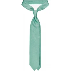 Viola Milano - Maillon Selftipped Italian Silk Tie - Mint/Sea - Handmade in Italy - Luxury Exclusive Collection - Avvenice