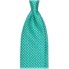 Viola Milano - Micro Floral Selftipped Silk Tie - Lime Mix - Handmade in Italy - Luxury Exclusive Collection - Avvenice