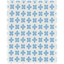 Viola Milano - Micro Flower Selftipped Silk Tie - White/Light Blue - Handmade in Italy - Luxury Exclusive Collection - Avvenice