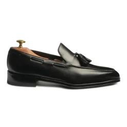 Viola Milano - Milanese Calf Leather Loafer - Black - Handmade in Italy - Luxury Exclusive Collection - Avvenice