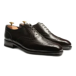 Viola Milano - Milanese Goodyear Wingtip Oxford - Cognac - Handmade in Italy - Luxury Exclusive Collection - Avvenice