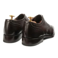 Viola Milano - Milanese Goodyear Wingtip Oxford - Cognac - Handmade in Italy - Luxury Exclusive Collection - Avvenice