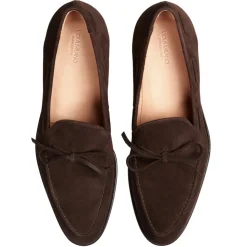 Viola Milano - Milanese Handwelted String Loafer - Brown Suede - Handmade in Italy - Luxury Exclusive Collection - Avvenice