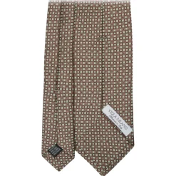 Viola Milano - Milanese Maillon Selftipped Silk Tie - Pistachio - Handmade in Italy - Luxury Exclusive Collection - Avvenice