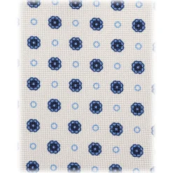 Viola Milano - Mix Floral Untipped Italian Silk Tie - White Mix - Handmade in Italy - Luxury Exclusive Collection - Avvenice