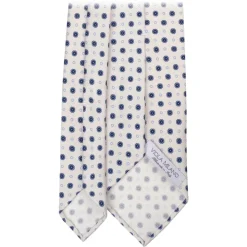 Viola Milano - Mix Floral Untipped Italian Silk Tie - White Mix - Handmade in Italy - Luxury Exclusive Collection - Avvenice