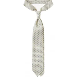 Viola Milano - Mix Floral Untipped Italian Silk Tie - Pale Lemon - Handmade in Italy - Luxury Exclusive Collection - Avvenice