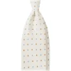 Viola Milano - Mix Floral Untipped Italian Silk Tie - Natural White - Handmade in Italy - Luxury Exclusive Collection - Avvenice