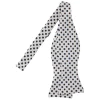 Viola Milano - Multi Pattern Silk Bow Tie - White - Handmade in Italy - Luxury Exclusive Collection - Avvenice