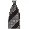 Viola Milano - Multi Stripe 3-Fold Grenadine Tie - Natural Mix - Handmade in Italy - Luxury Exclusive Collection - Avvenice