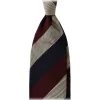 Viola Milano - Multi Stripe 3-Fold Grenadine Tie - Navy Mix - Handmade in Italy - Luxury Exclusive Collection - Avvenice