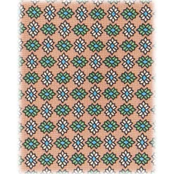 Viola Milano - Mystix Floral Selftipped Italian Silk Tie - Sand - Handmade in Italy - Luxury Exclusive Collection - Avvenice