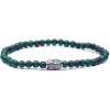 Viola Milano - Natural 4 mm Gemstone Bracelet - Green Heaven Mix - Handmade in Italy - Luxury Exclusive Collection - Avvenice