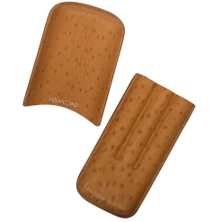 Viola Milano - Ostrich Cigar Case - Natural - Handmade in Italy - Luxury Exclusive Collection - Avvenice
