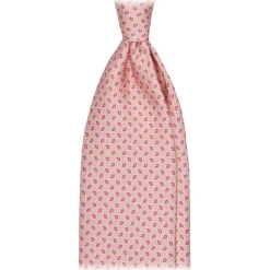 Viola Milano - Paisley Pattern Selftipped Silk Tie - Champagne - Handmade in Italy - Luxury Exclusive Collection - Avvenice