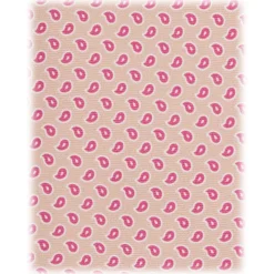 Viola Milano - Paisley Pattern Selftipped Silk Tie - Champagne - Handmade in Italy - Luxury Exclusive Collection - Avvenice