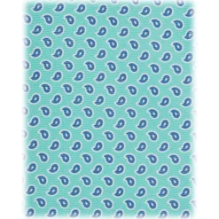 Viola Milano - Paisley Pattern Selftipped Silk Tie - Menthol - Handmade in Italy - Luxury Exclusive Collection - Avvenice