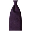 Viola Milano - Pin Dot 3-Fold Grenadine Tie - Navy/Wine - Handmade in Italy - Luxury Exclusive Collection - Avvenice
