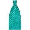 Viola Milano - Polka Dot Selftipped Silk Tie - Lime Mix - Handmade in Italy - Luxury Exclusive Collection - Avvenice