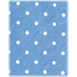 Viola Milano - Polka Dot Untipped Linen Tie - Light Blue - Handmade in Italy - Luxury Exclusive Collection - Avvenice