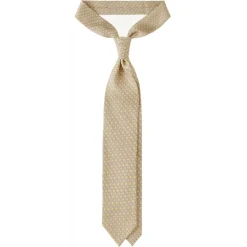 Viola Milano - Roman Maillon Selftipped Italian Silk Tie - Yellow - Handmade in Italy - Luxury Exclusive Collection - Avvenice
