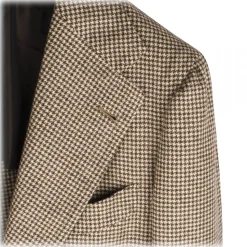 Viola Milano - Sartorial 100% Cashmere Blazer – Piede De Poule - Handmade in Italy - Luxury Exclusive Collection - Avvenice