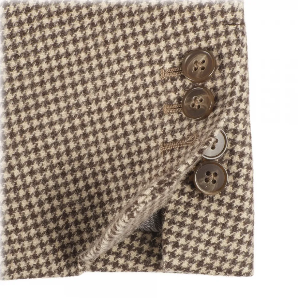 Viola Milano - Sartorial 100% Cashmere Blazer – Piede De Poule - Handmade in Italy - Luxury Exclusive Collection - Avvenice