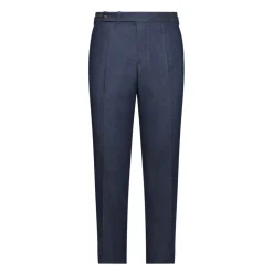 Viola Milano - Sartorial Denim Pants with Side Adjusters - Classic - Handmade in Italy - Luxury Exclusive Collection - Avvenice