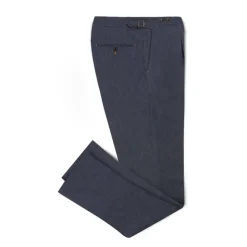 Viola Milano - Sartorial Denim Pants with Side Adjusters - Classic - Handmade in Italy - Luxury Exclusive Collection - Avvenice