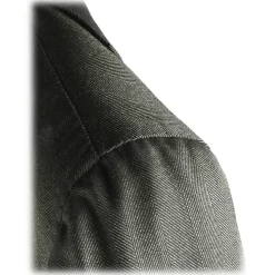 Viola Milano - Sartorial Half-lined Wool/Silk Blazer - Green - Handmade in Italy - Luxury Exclusive Collection - Avvenice