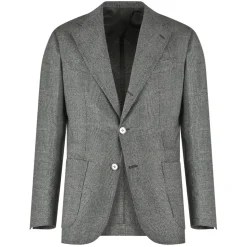 Viola Milano - Sartorial Half-lined Sports Club Blazer - Prince Of Wales - Handmade in Italy - Luxury Exclusive Collection - Avvenice