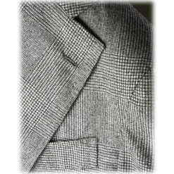 Viola Milano - Sartorial Half-lined Sports Club Blazer - Prince Of Wales - Handmade in Italy - Luxury Exclusive Collection - Avvenice